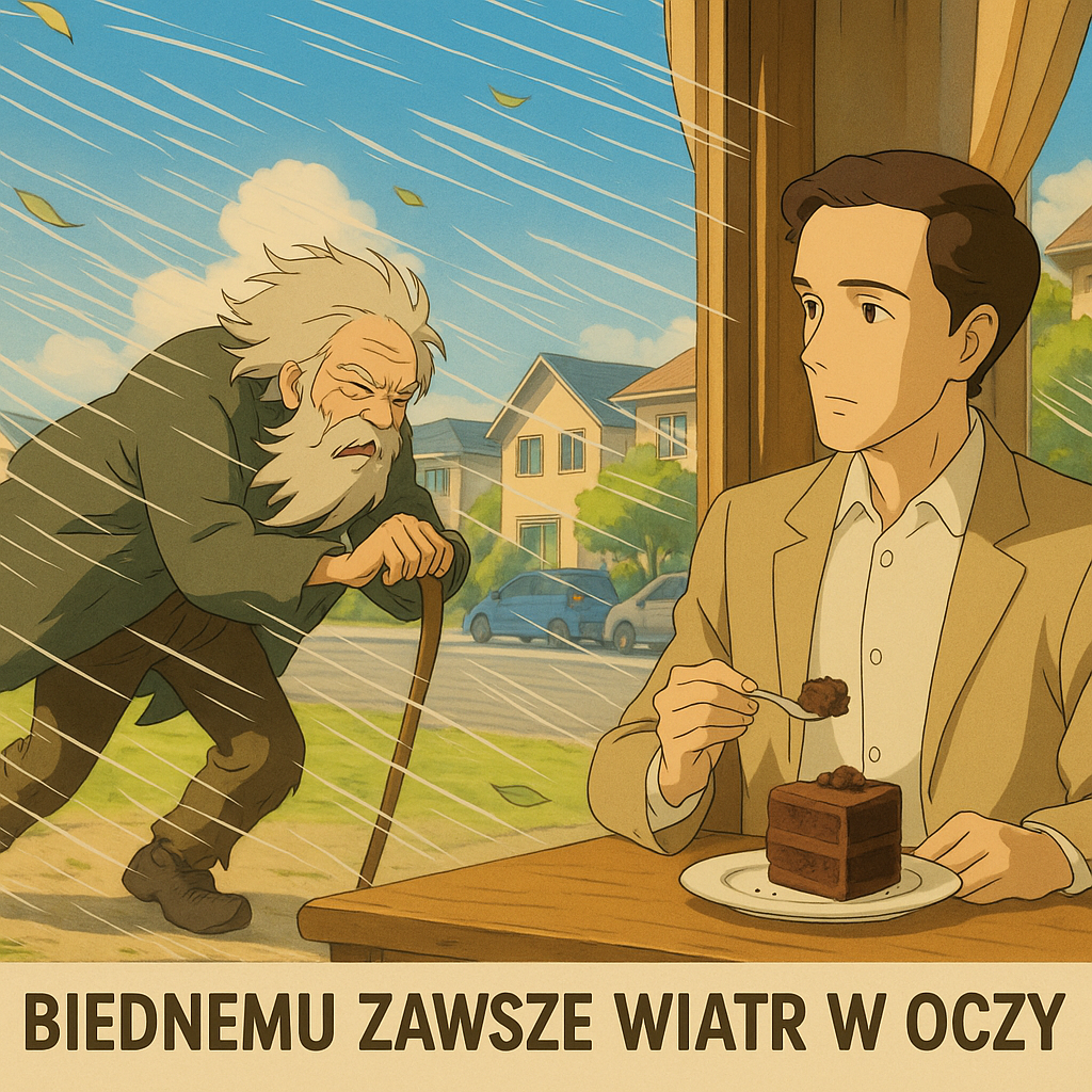 Zawsze biedny wiatr w oczy