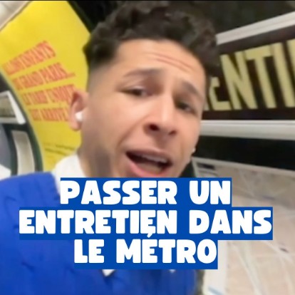 Passer un entretien dans le métro