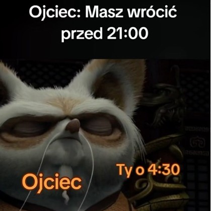 Późno w domu