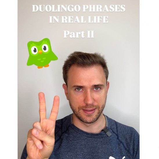 Duolingo w prawdziwym życiu 2