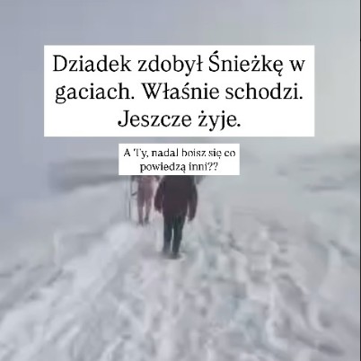 Dziadek na Śnieżce