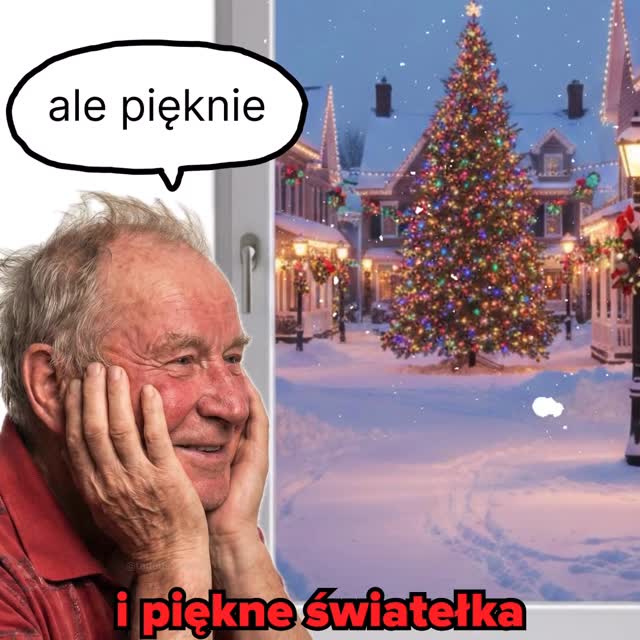 Za oknami śnieg